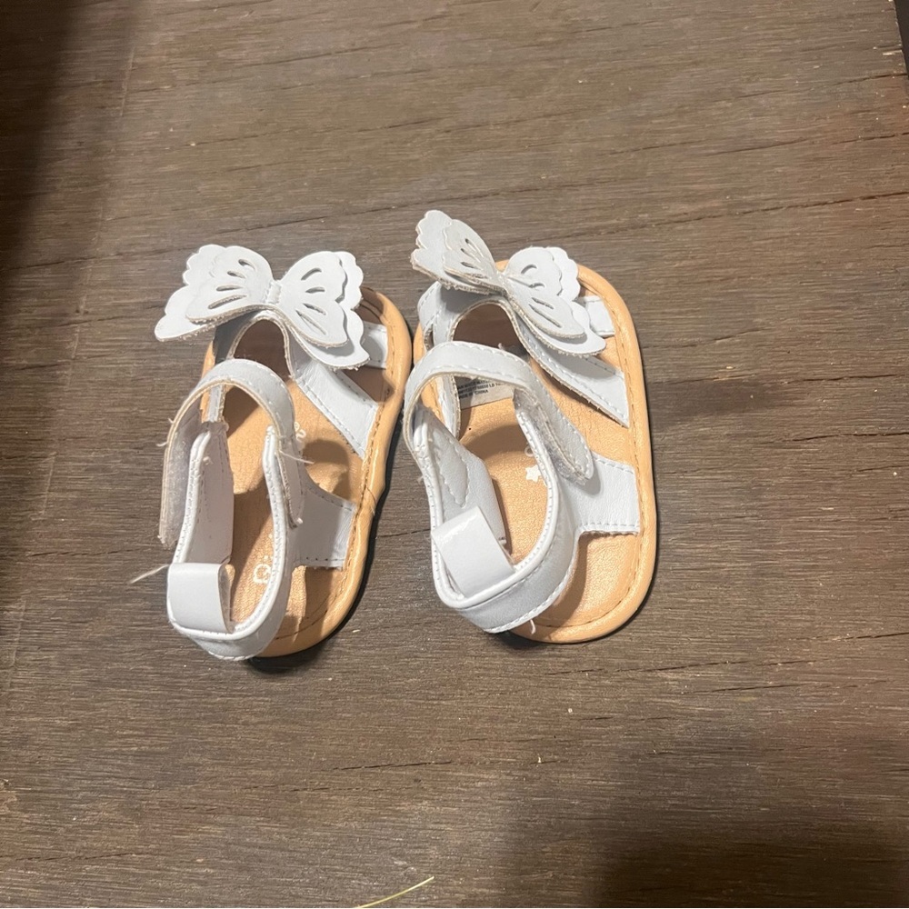 Rising Star White Butterfly Sandals